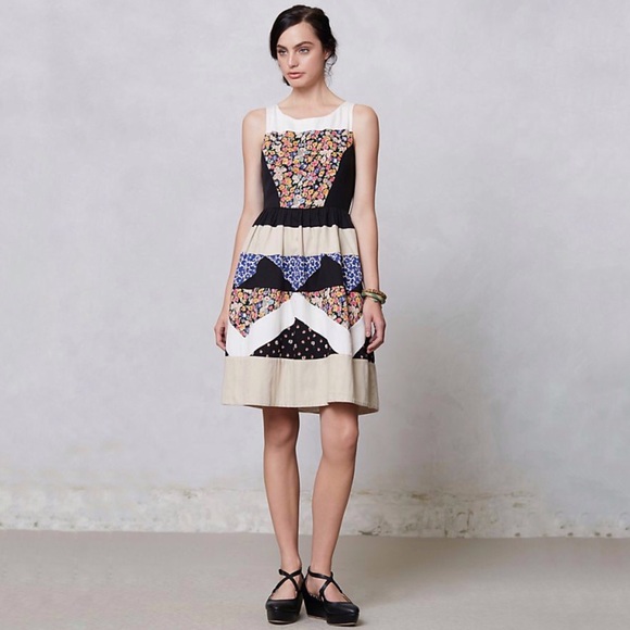 Anthropologie Dresses & Skirts - Anthropologie Leifnotes Ivete Patchwork Dress